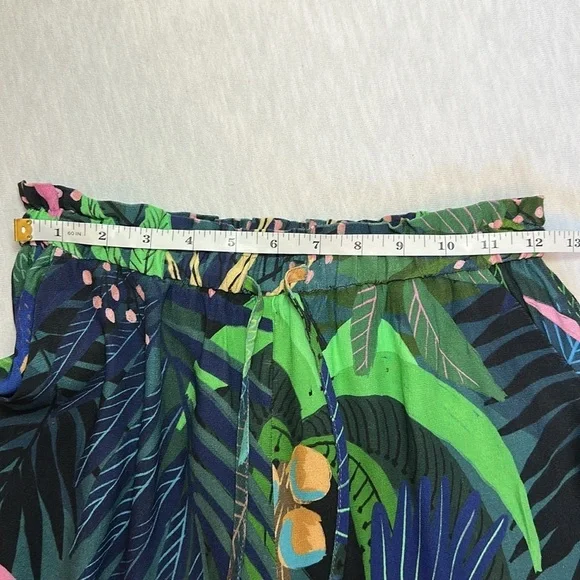 Farm Rio Pants Womens Ex-Small Tropique Embroidered Floral Anthropologie - Picture 10 of 15